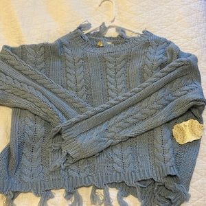 ALTARD STATE FOG BLUE SWEATER